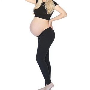 TERRAMED UNDERBELLY MATERNITY COMPRESSION LEGGINGS
